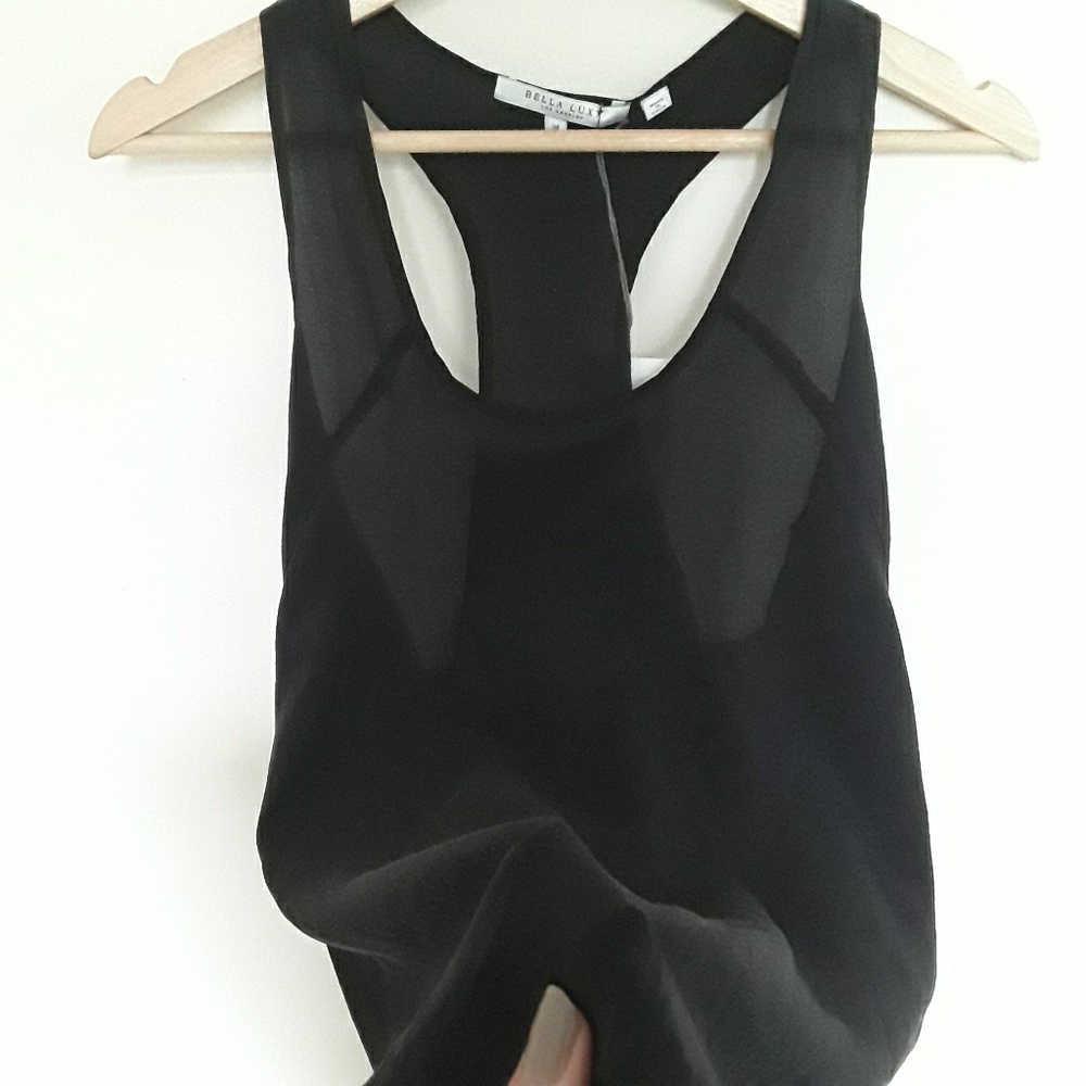 Bella Luxx Silk Razorback Tank